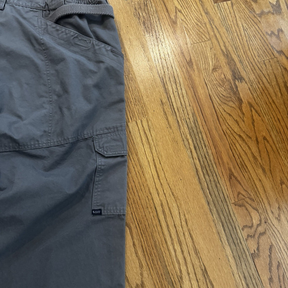 5.11 Tactical Canvas Cotton Pants Men’s 42x30 Gray Cargo Utility Work Outdoor - Picture 5 of 15